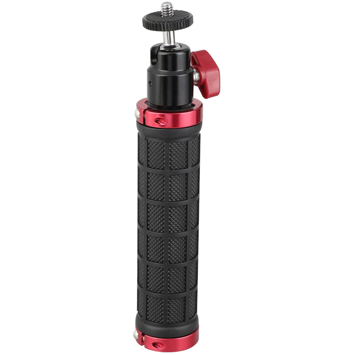 

CAMVATE Rubber Handle Grip with 1/4"-20 Mini Ball Head, Red