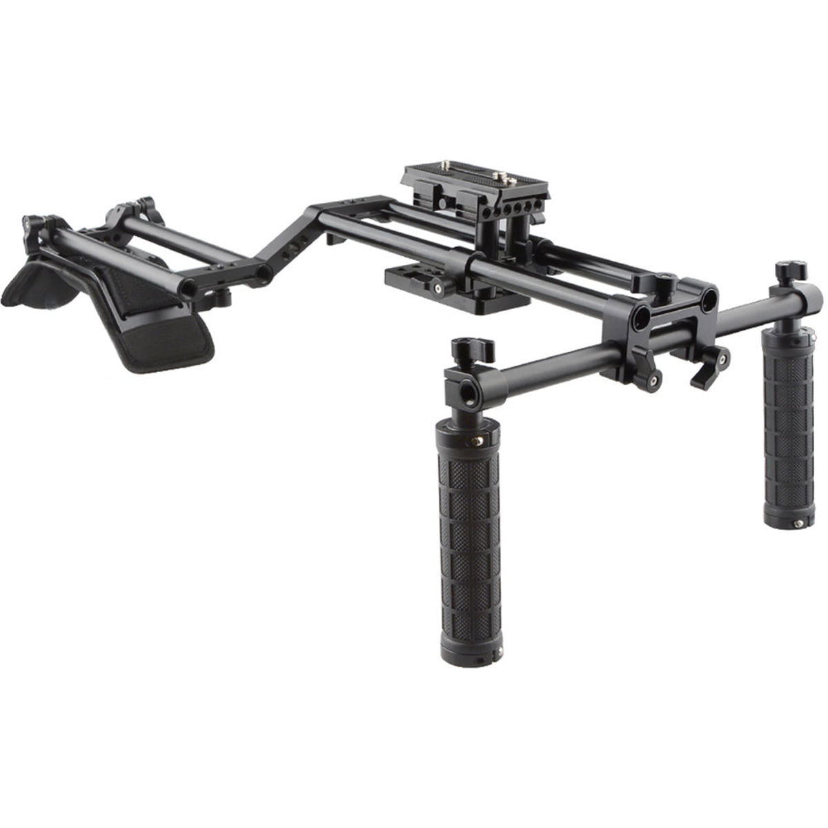 

CAMVATE Shoulder Mount Rig with Manfrotto-Style QR Plate and 15mm Rod System