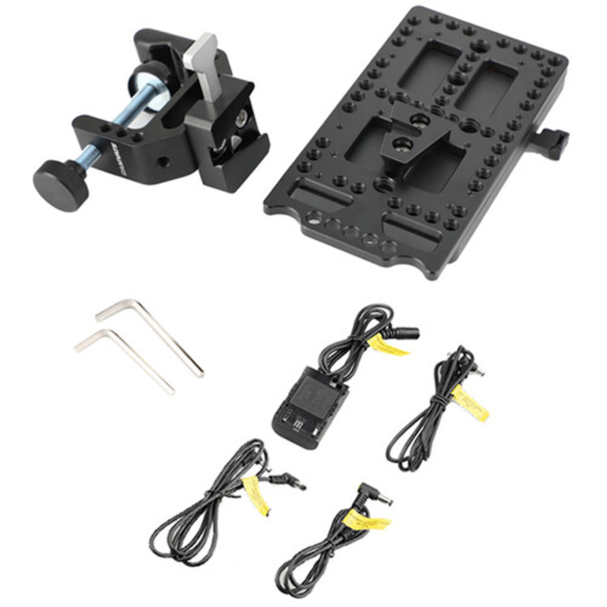 

CAMVATE QR V-Lock Power Supply Splitter with C-Clamp and V-Lock Mount Wedge Kit