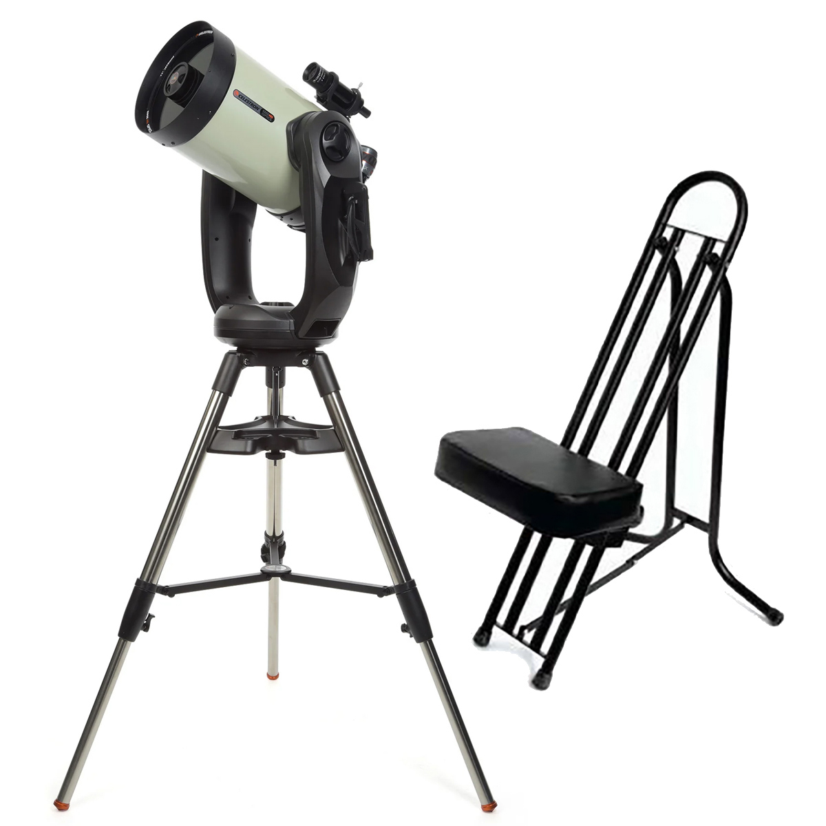 Телескоп Celestron CPC Deluxe 1100 HD 11 с NexStar+, комплектом со штативом и креслом