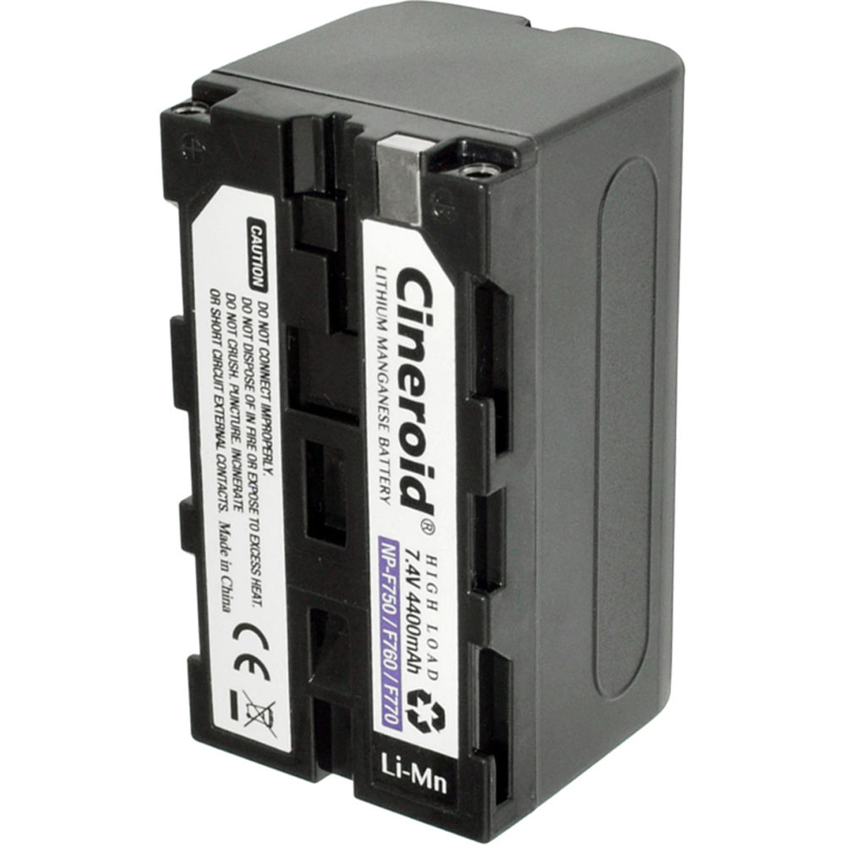 

Cineroid L-Series NP-F750 7.4V 4400 mAh Lithium-Manganese Battery