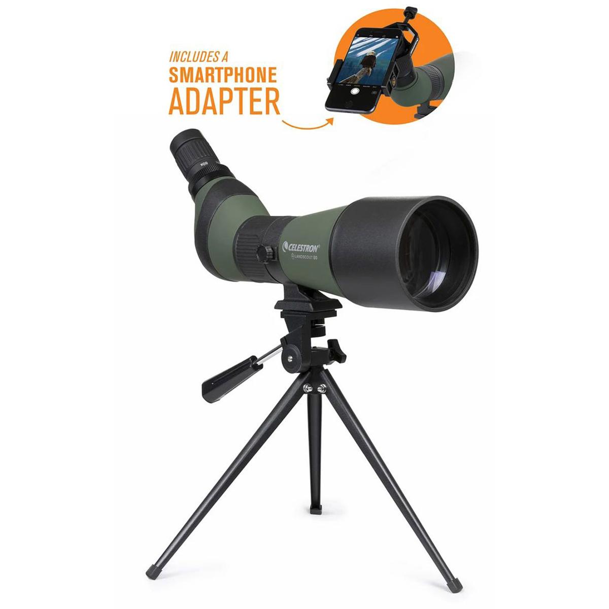 

Celestron Labs LandScout 20-60x80mm Spotting Scope w/Tripod, Smartphone Adapter