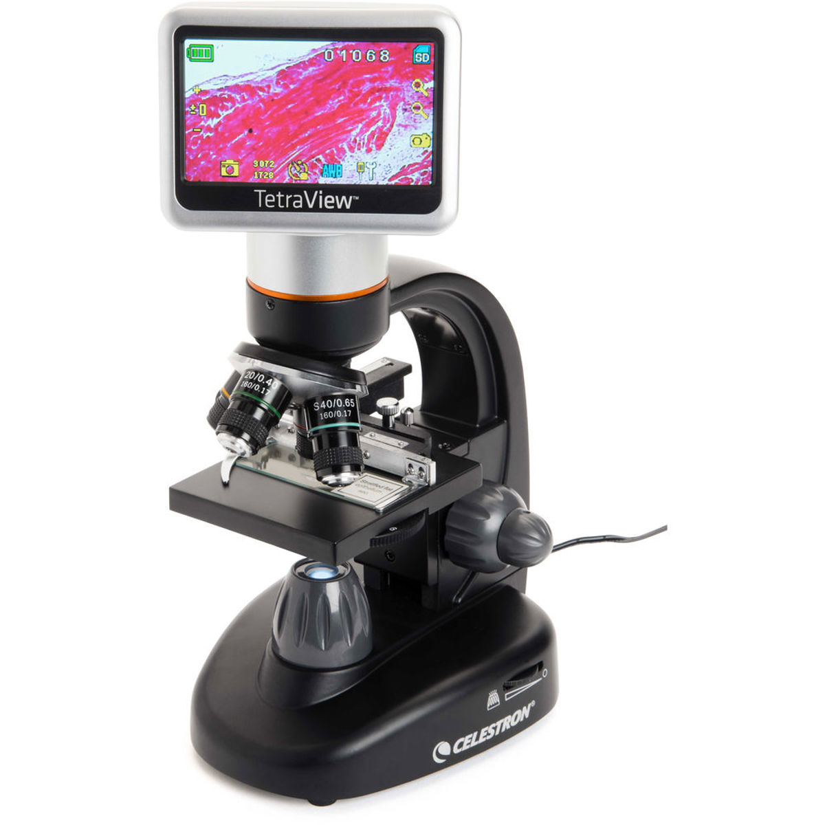 Image of Celestron Tetraview LCD Digital Microscope