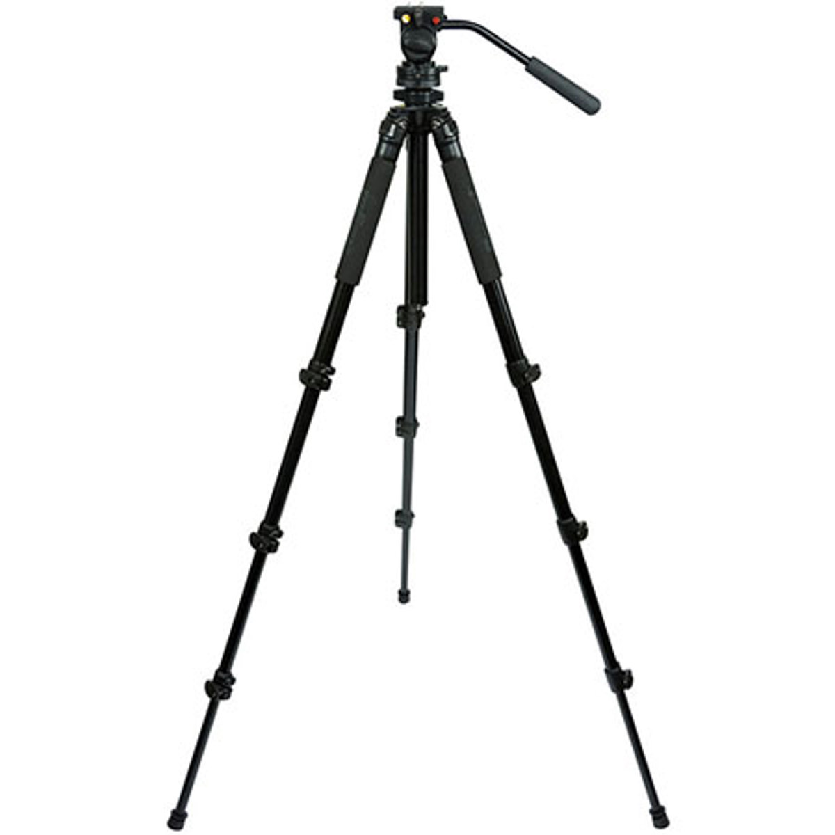 Четырехсекционный алюминиевый штатив Celestron Regal Premium с поворотной головкой в двух плоскостях — черный