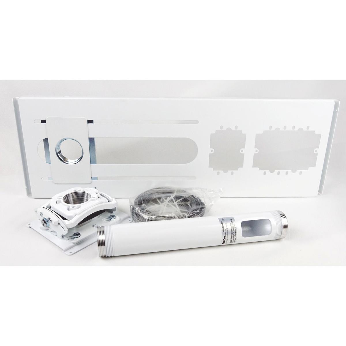 

ClearOne Standard Ceiling Mounting Kit without Suspension Column, White