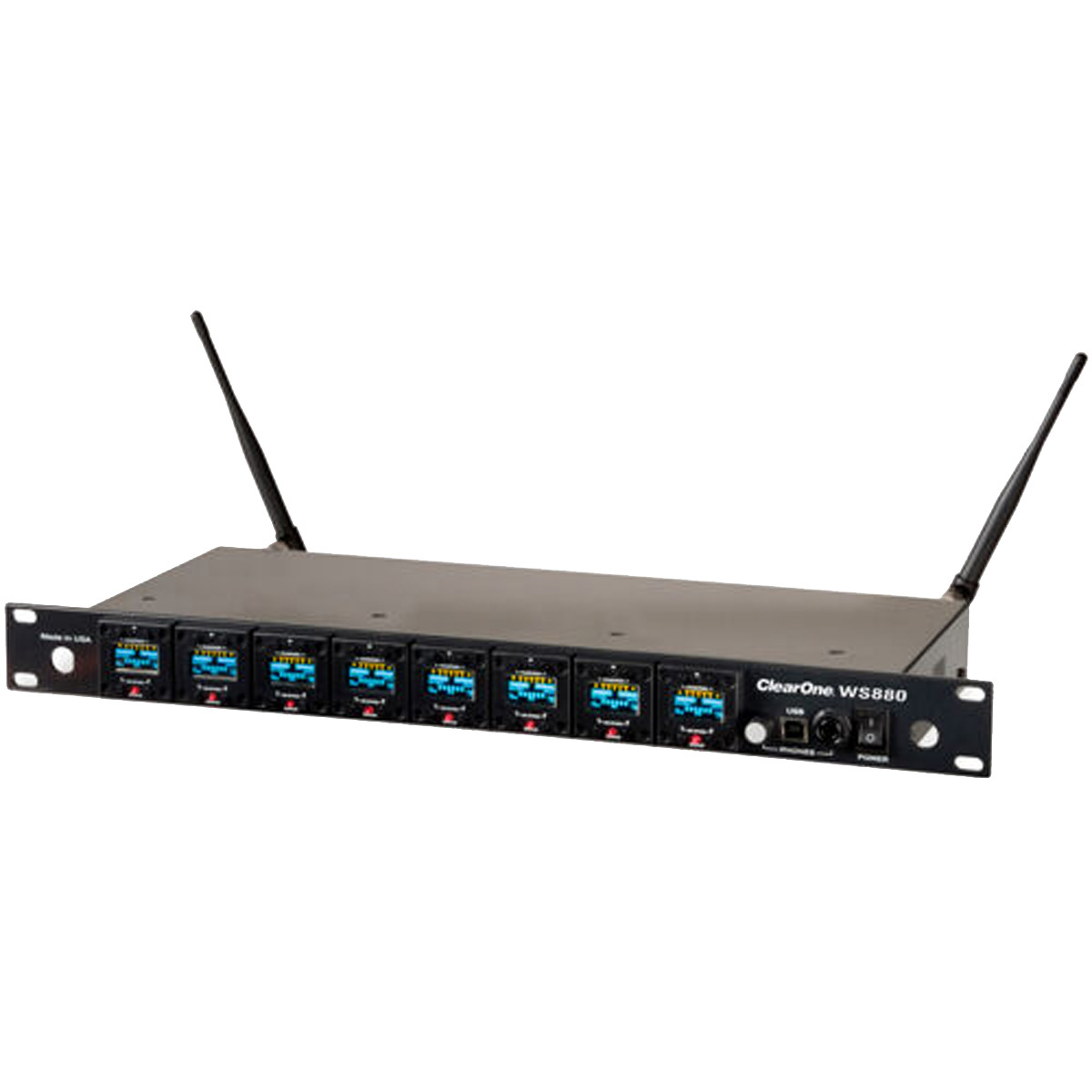

ClearOne 4-Channel Wireless Receiver with Docking Station, M550: 537-563 MHz