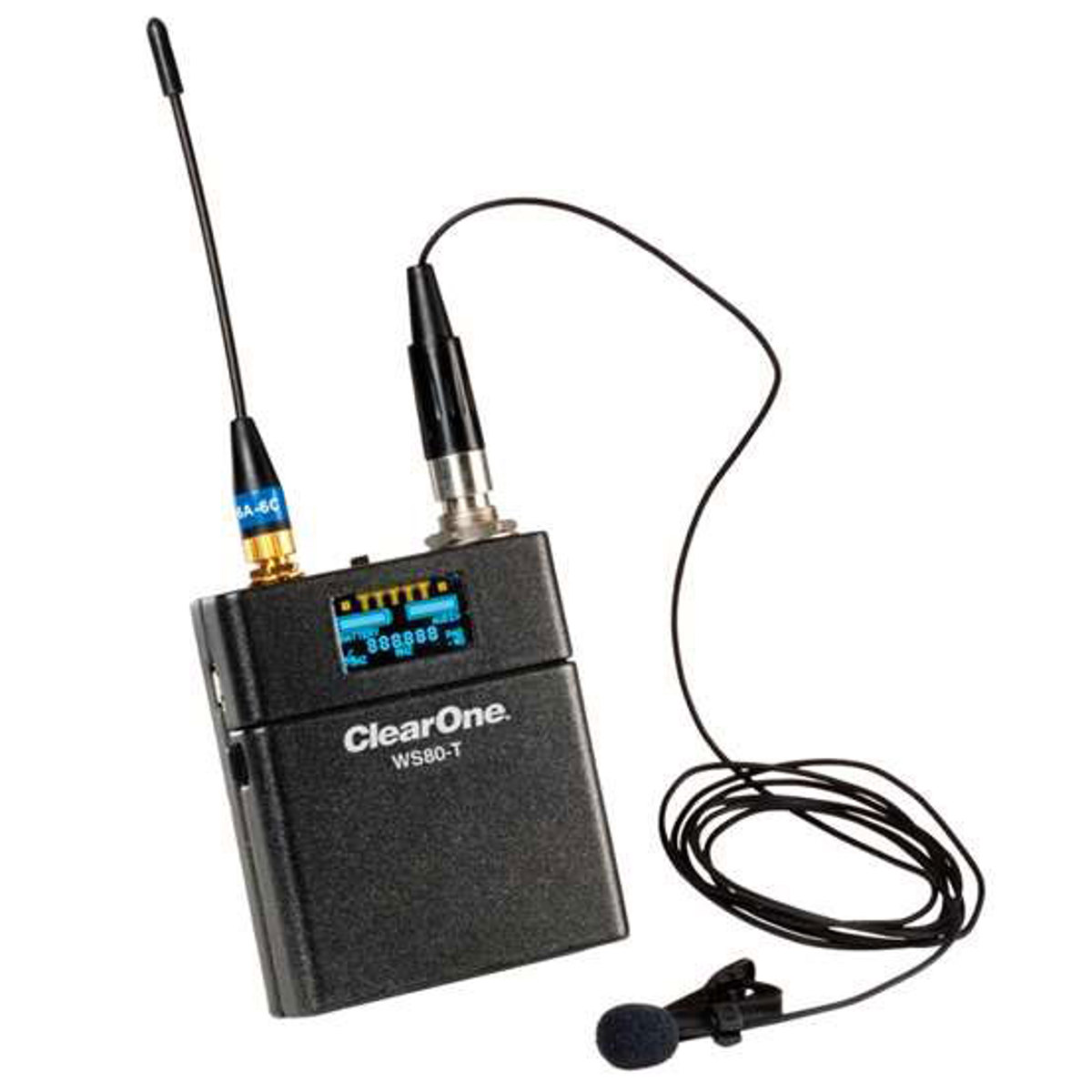 

ClearOne Wireless Beltpack Microphone, RF Band M550: 537-563 MHz, Compressed