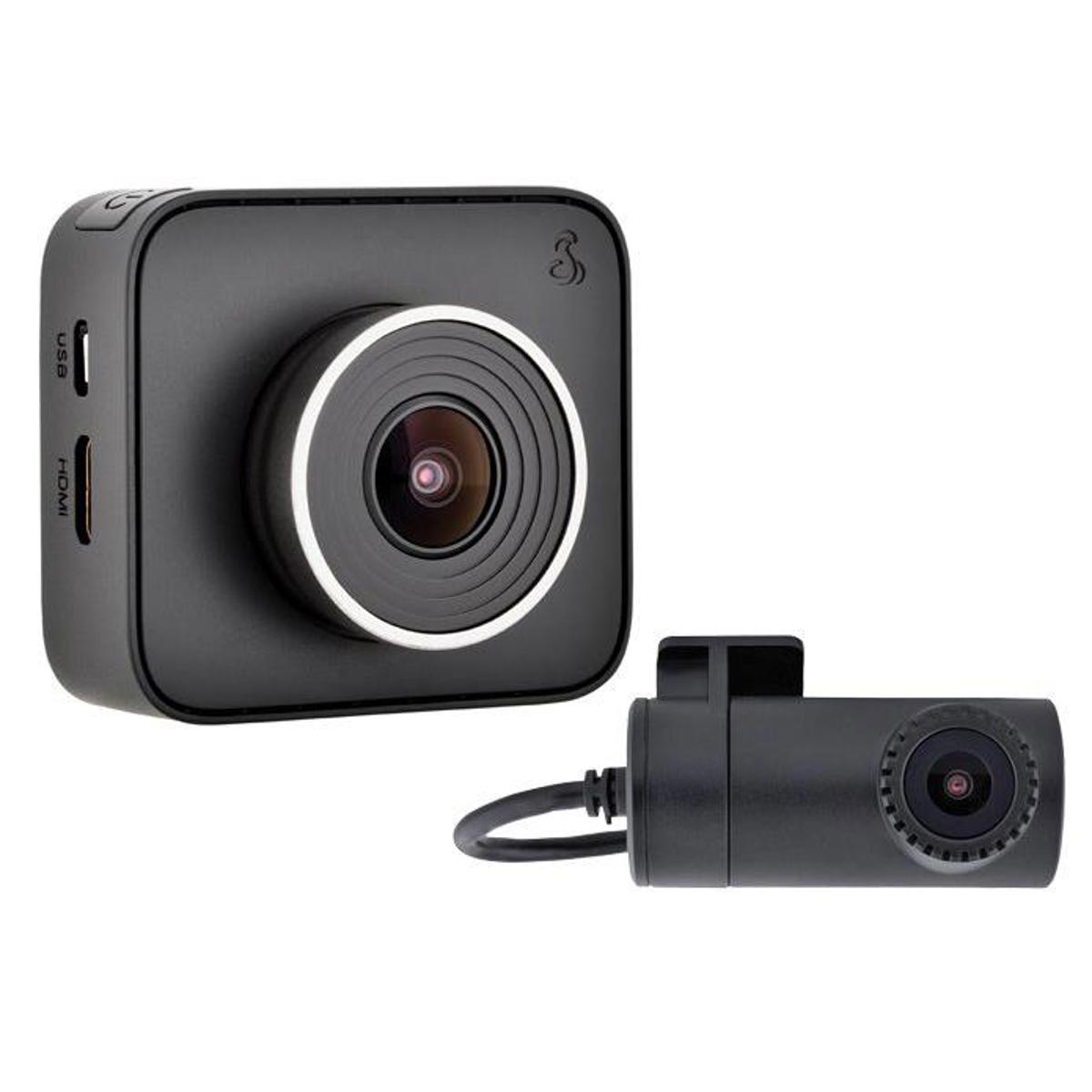 Image of Cobra Dash 2316D Drive HD Dual View Dash Cam with iRadar and Driver Alert System