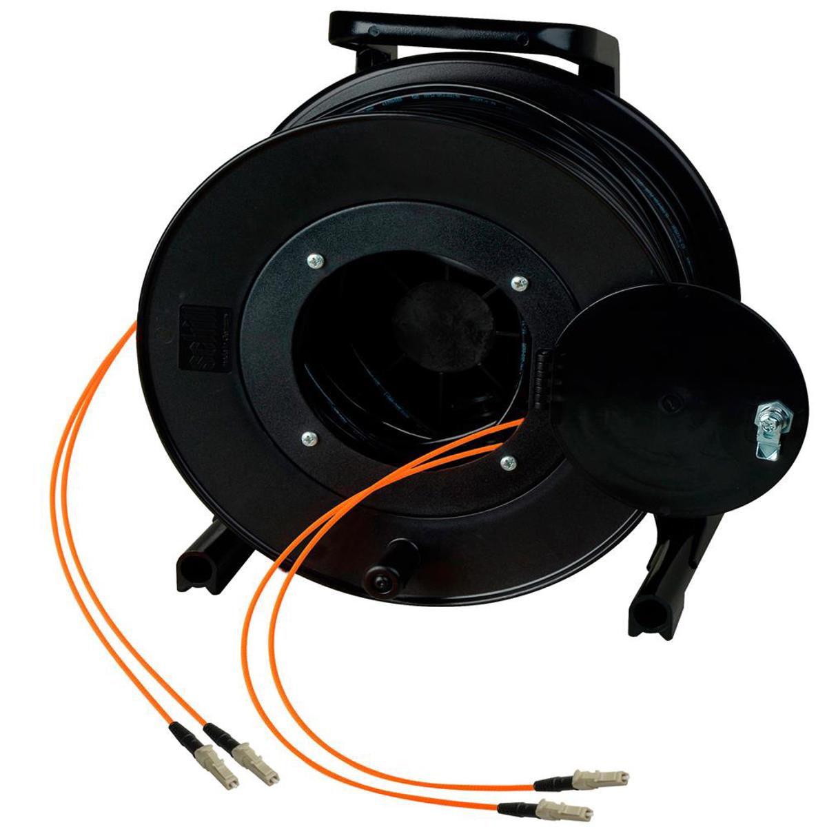 

Camplex 2-Channel LC Multimode OM1 Fiber Optic Tactical Snake Reel, 1000'
