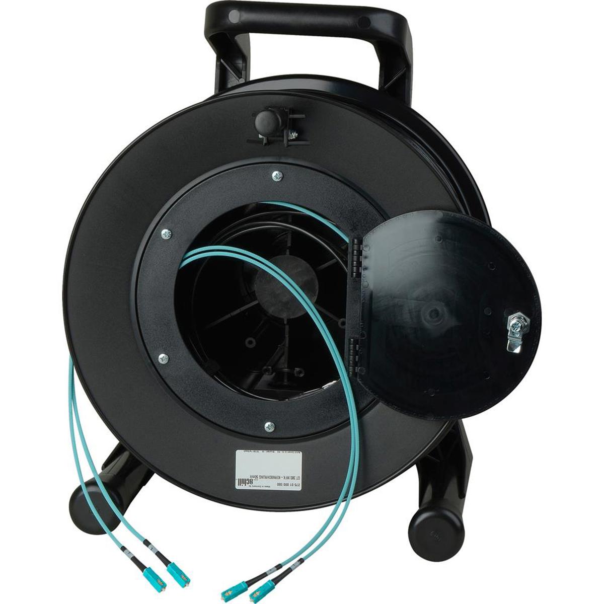 

Camplex 2-Channel SC Multimode OM3 Fiber Optic Tactical Snake, Cable Reel, 1000'
