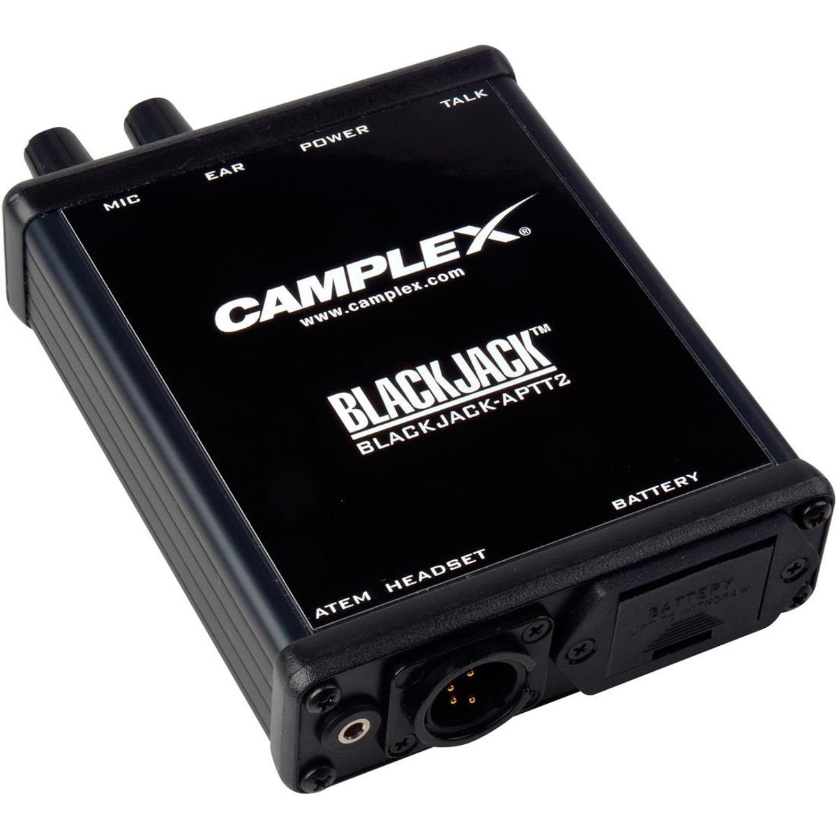

Camplex ATEM Headset Push-to-Talk Active Adapter with 4-Pin Male XLR Connector