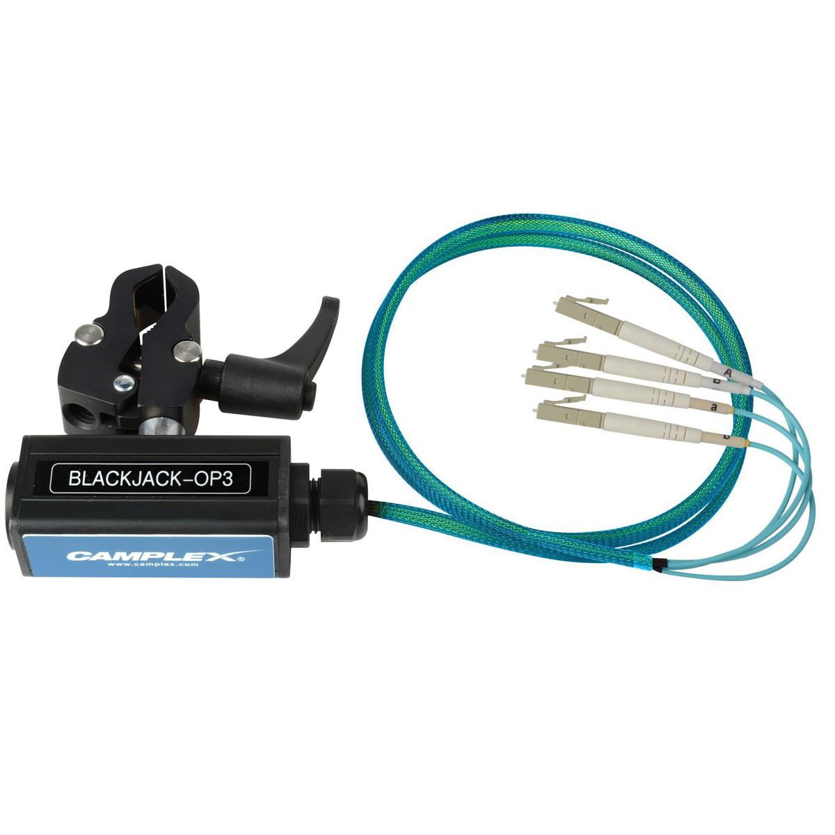 

Camplex opticalCON QUAD to Four LC Adapter, Multimode with Clamp