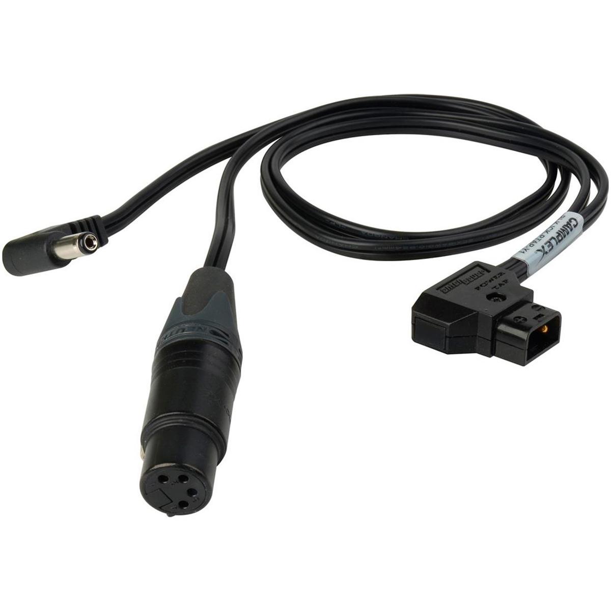 

Camplex 18" BLACKJACK 4-Pin XLR Female & 2.5mm DC Plug to P-TAP Y-Cable