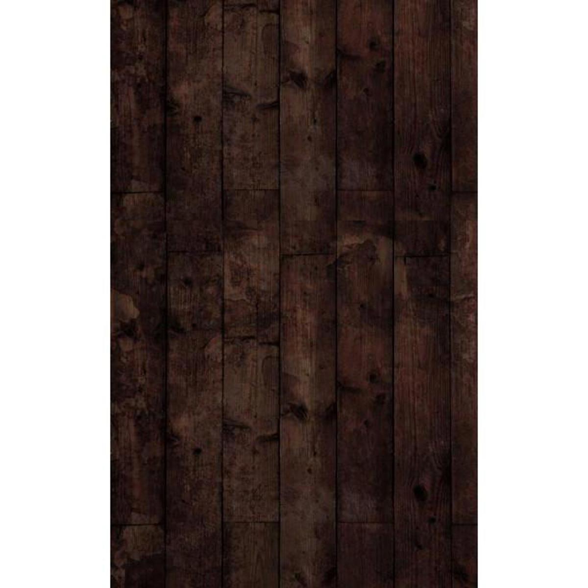 

Click Props Floor Wood Stained Black Backdrop, Medium