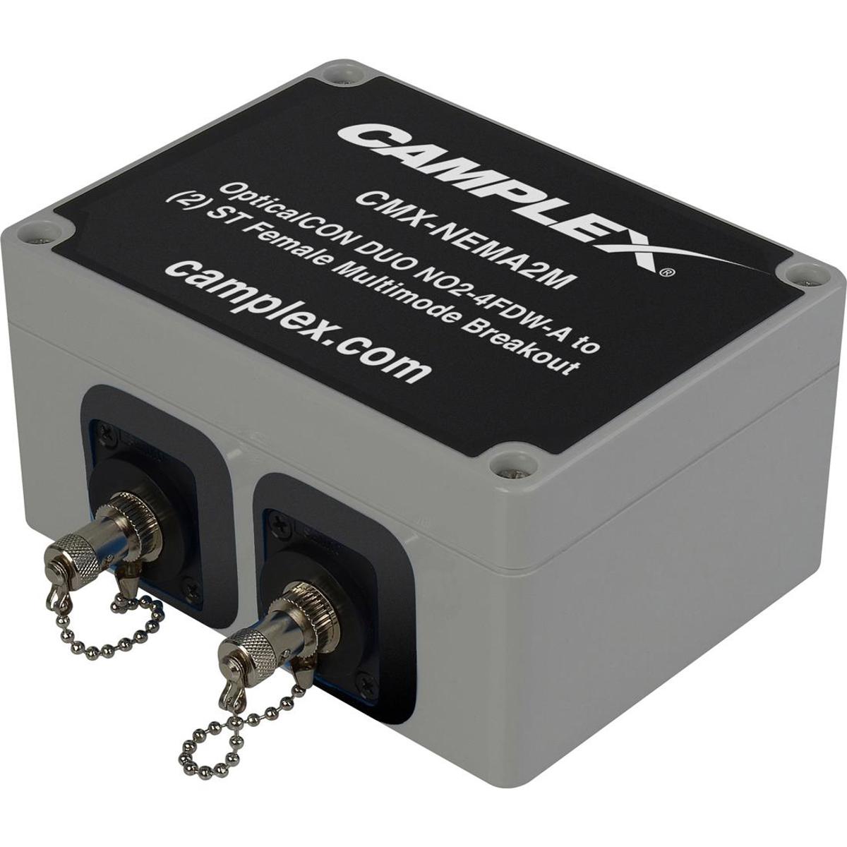 

Camplex Multimode opticalCON DUO NO2-4FDW-A to 2x ST Female Breakout Adapter Box