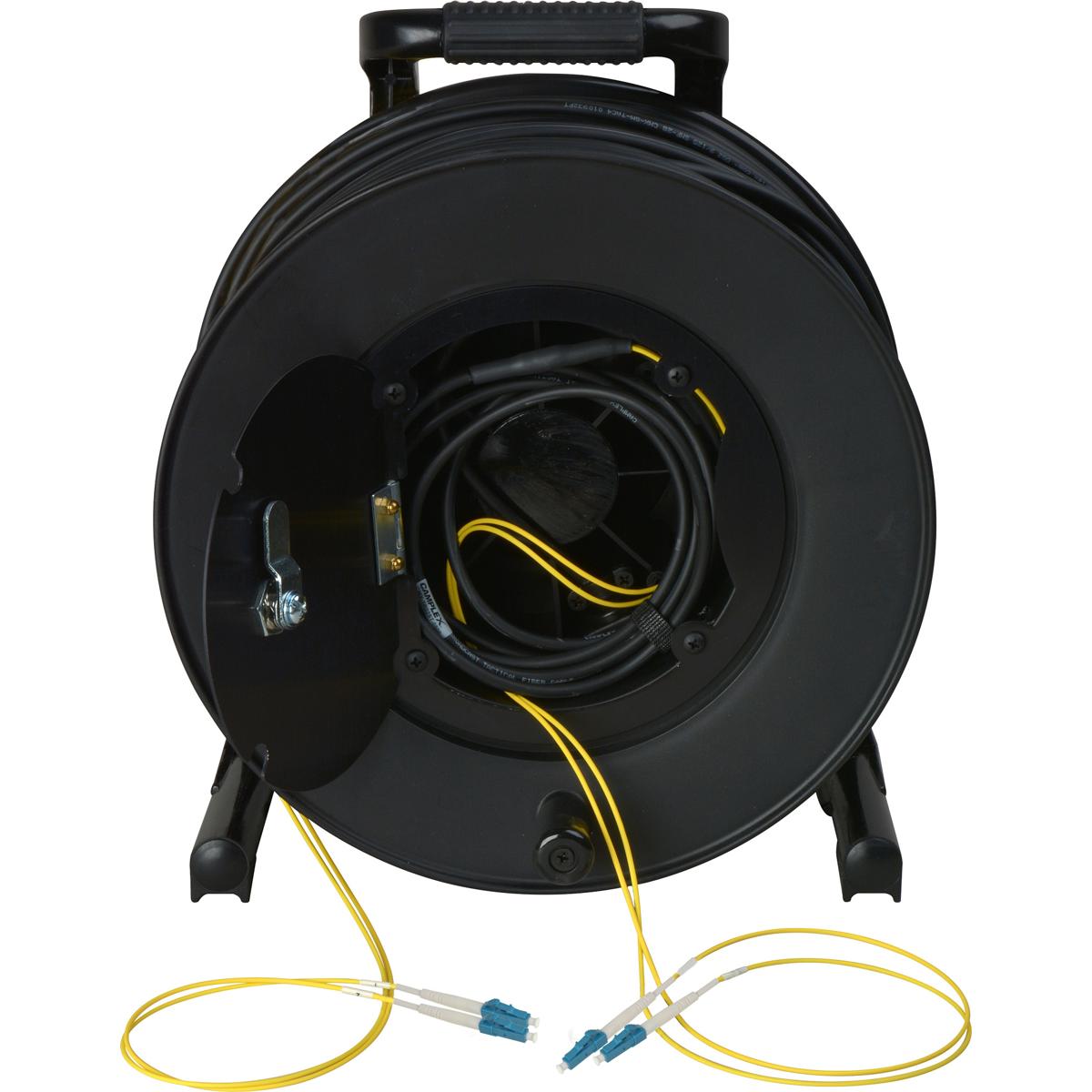 

Camplex 250' 2-Ch LC Single Mode Fiber Optic Standard Tactical Snake Reel Cable