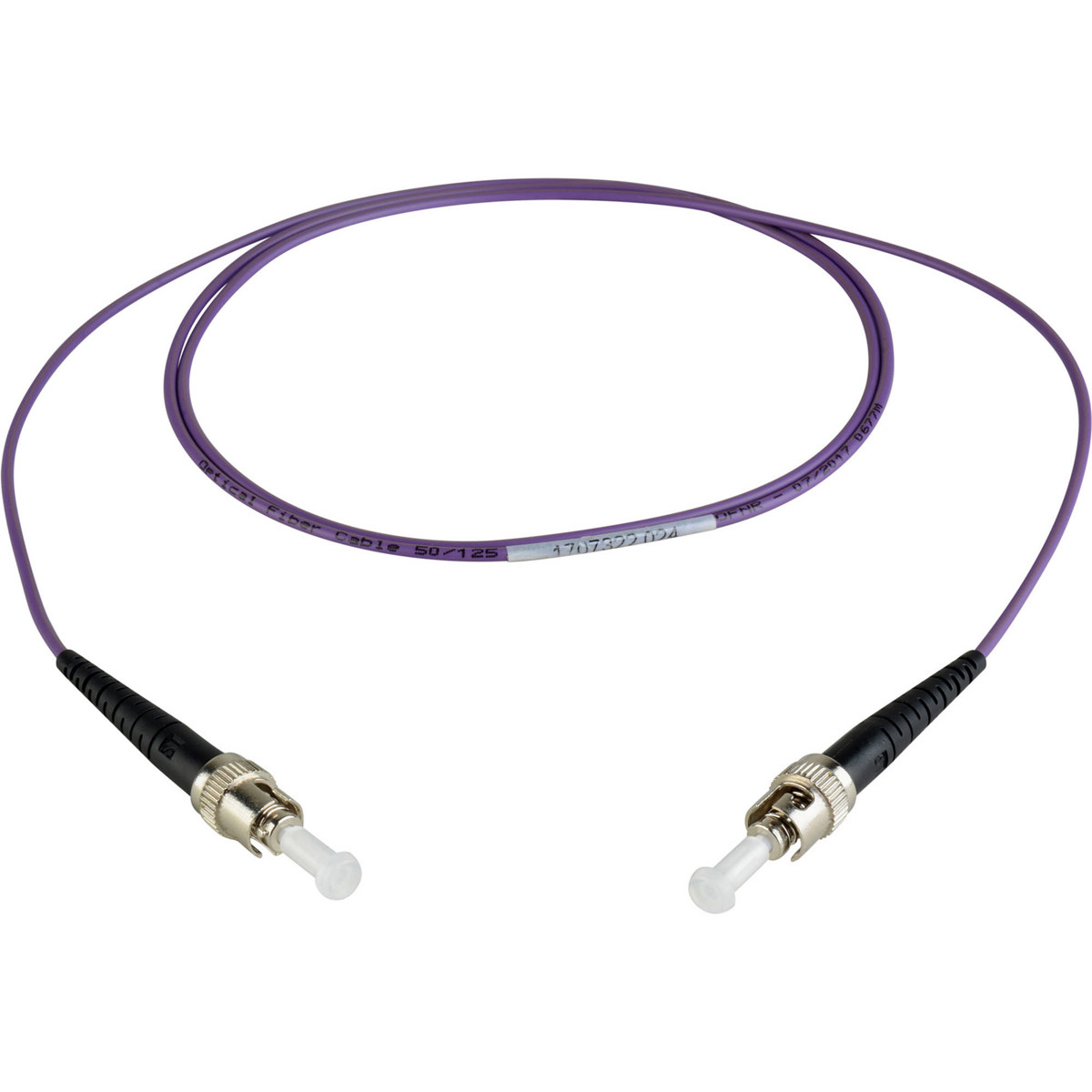 

Camplex 32.8' OM4 10/40/100G Multimode Duplex ST to ST Fiber Patch Cable, Purple