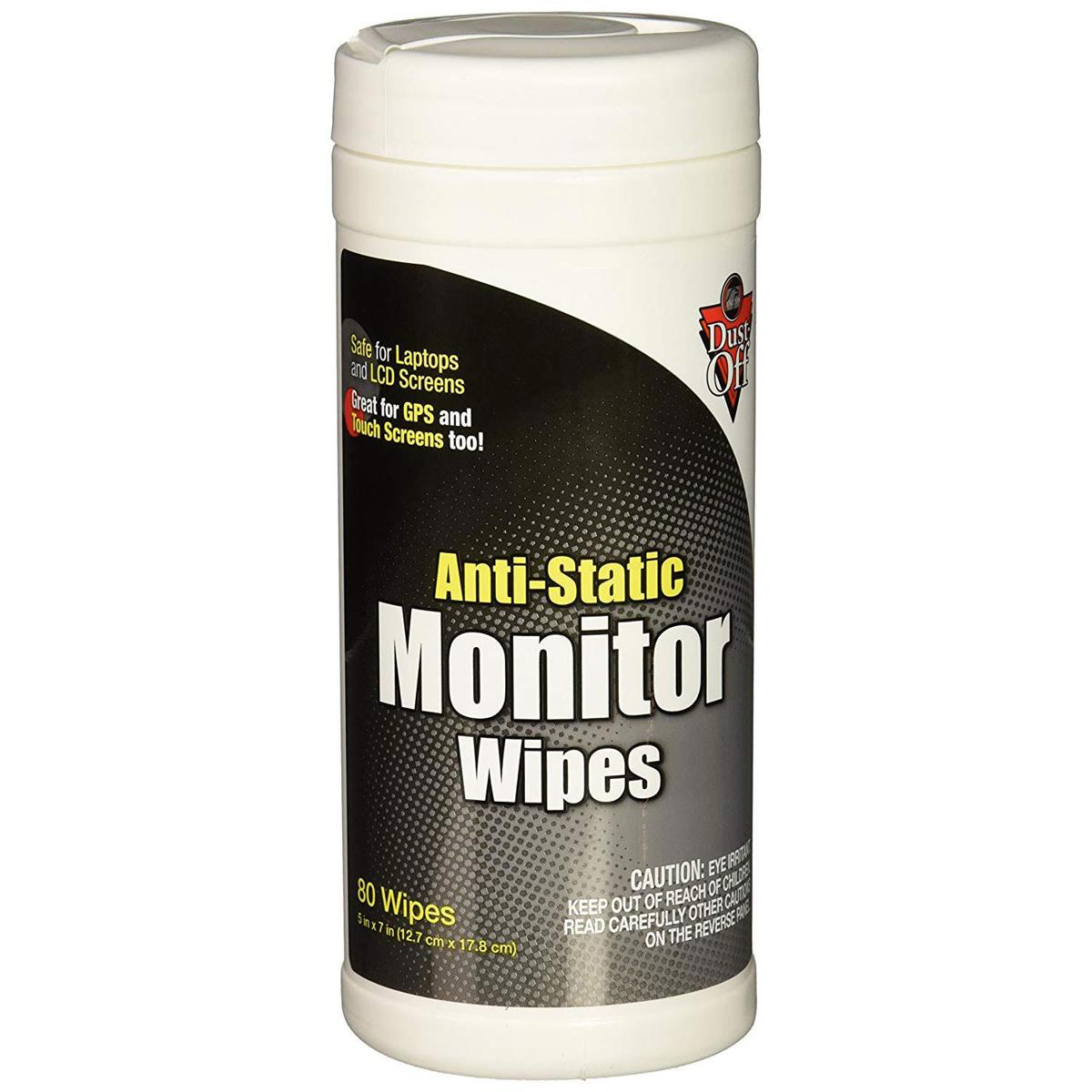 

Falcon Anti-Static Monitor Wipes, 80 Count, 2-Pack