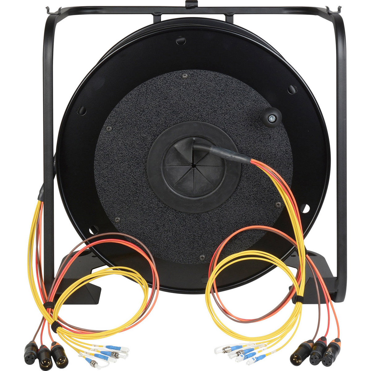 

Camplex 250' HF-ENG4 4-Ch LC Singlemode Fiber & 3-Ch XLR Audio ENG Tactical Reel