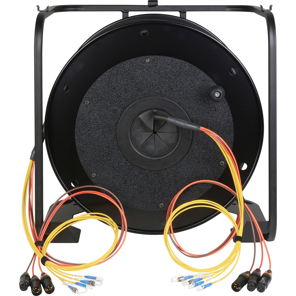 

Camplex 250' HF-ENG4 4-Ch ST Singlemode Fiber & 3-Ch XLR Audio ENG Tactical Reel