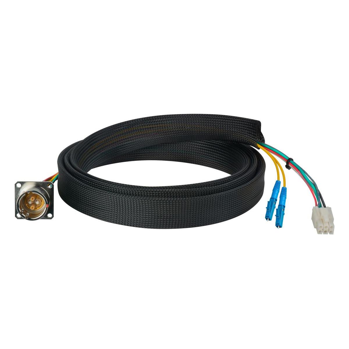 Image of Camplex FCS015A-MR 1' Receptacle Breakout Cable with LC Male Connector