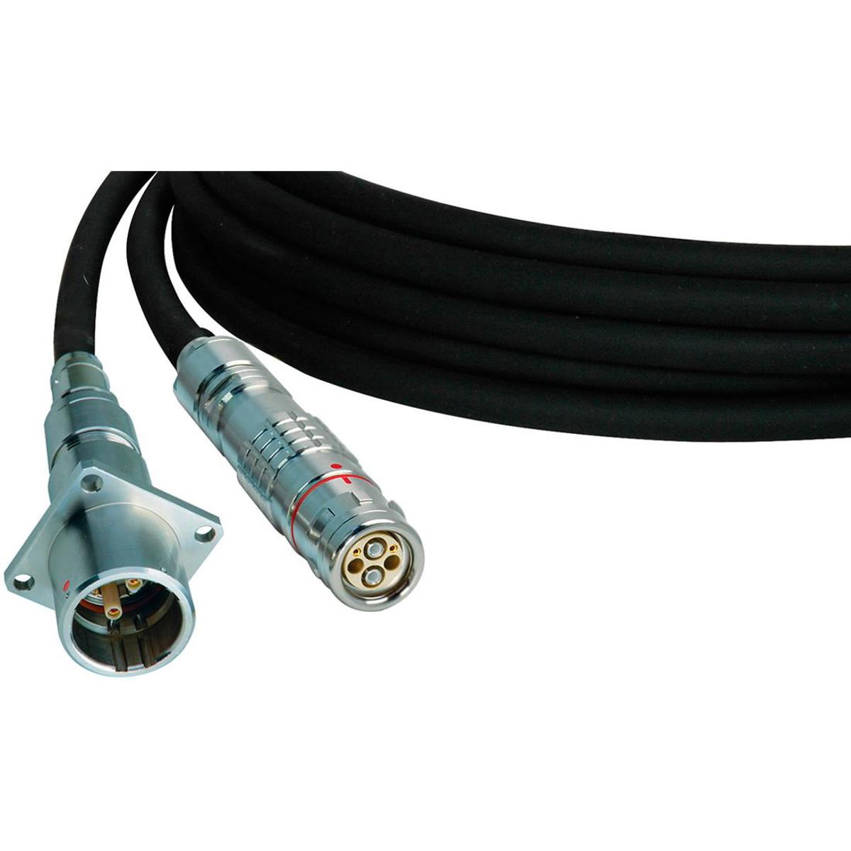 

Camplex 100' LEMO FUW M Plug to PBW Square Flange Panel Mount F Socket Cable
