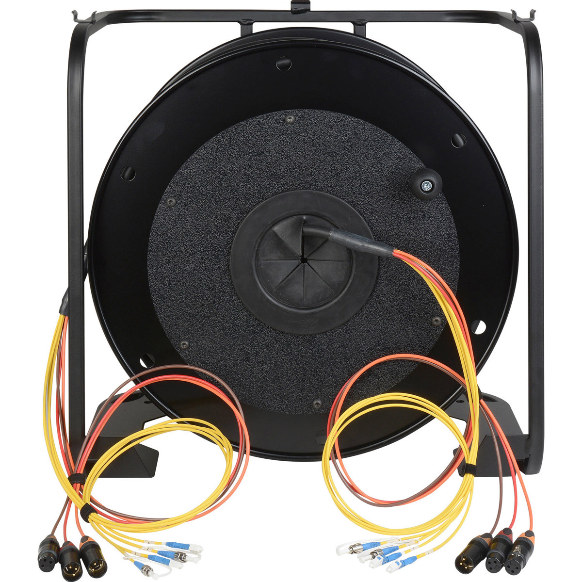 

Camplex 250' HF-ENG4 2-Ch ST/LC Singlemode Fiber & 3-Ch XLR Audio Tactical Reel