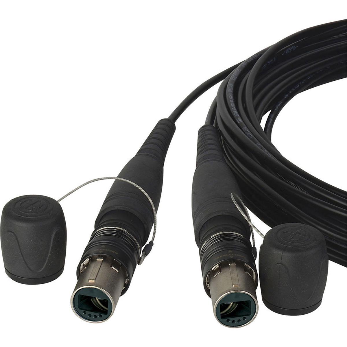 Image of Camplex 3' opticalCON DUO to DUO Multimode Fiber Optic Tactical Snake Cable