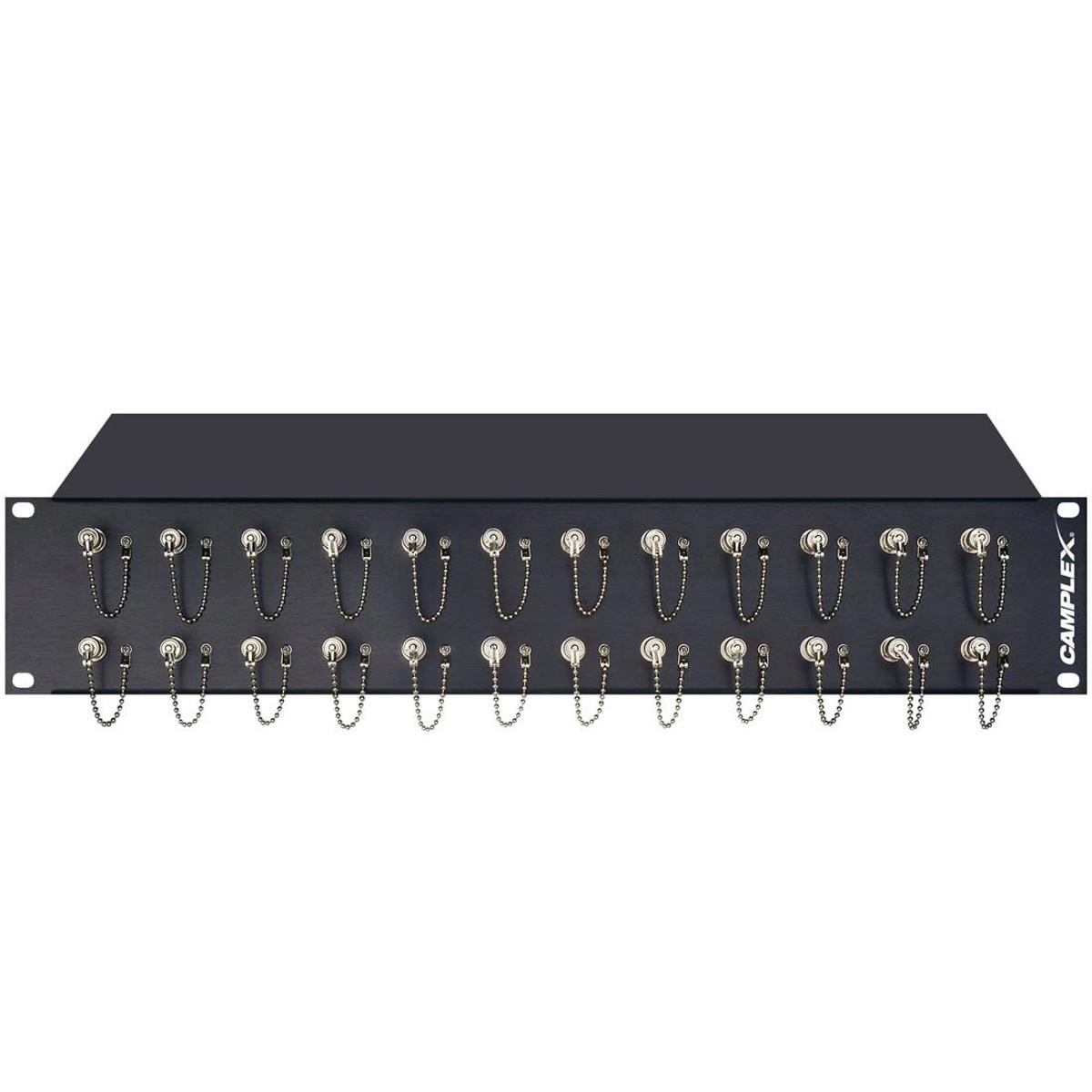 

Camplex 24-Port ST to ST Single Mode Optic Fiber Feedthru Rackmount Cabinet