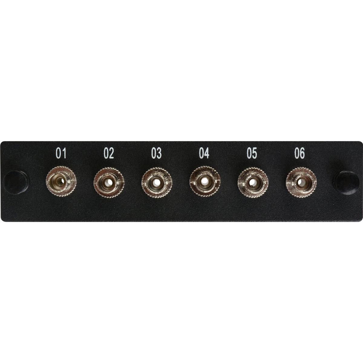 

Camplex 6-Port ST Singlemode Fiber Adapter Plate Module, Yellow