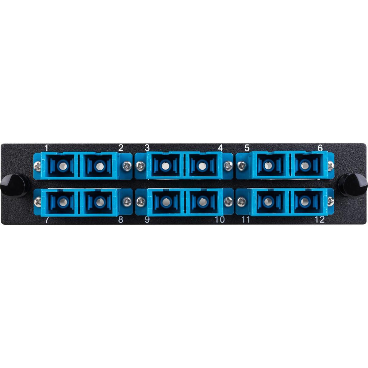 

Camplex 6-Port SC UPC Duplex Singlemode Fiber Adapter Plate Module