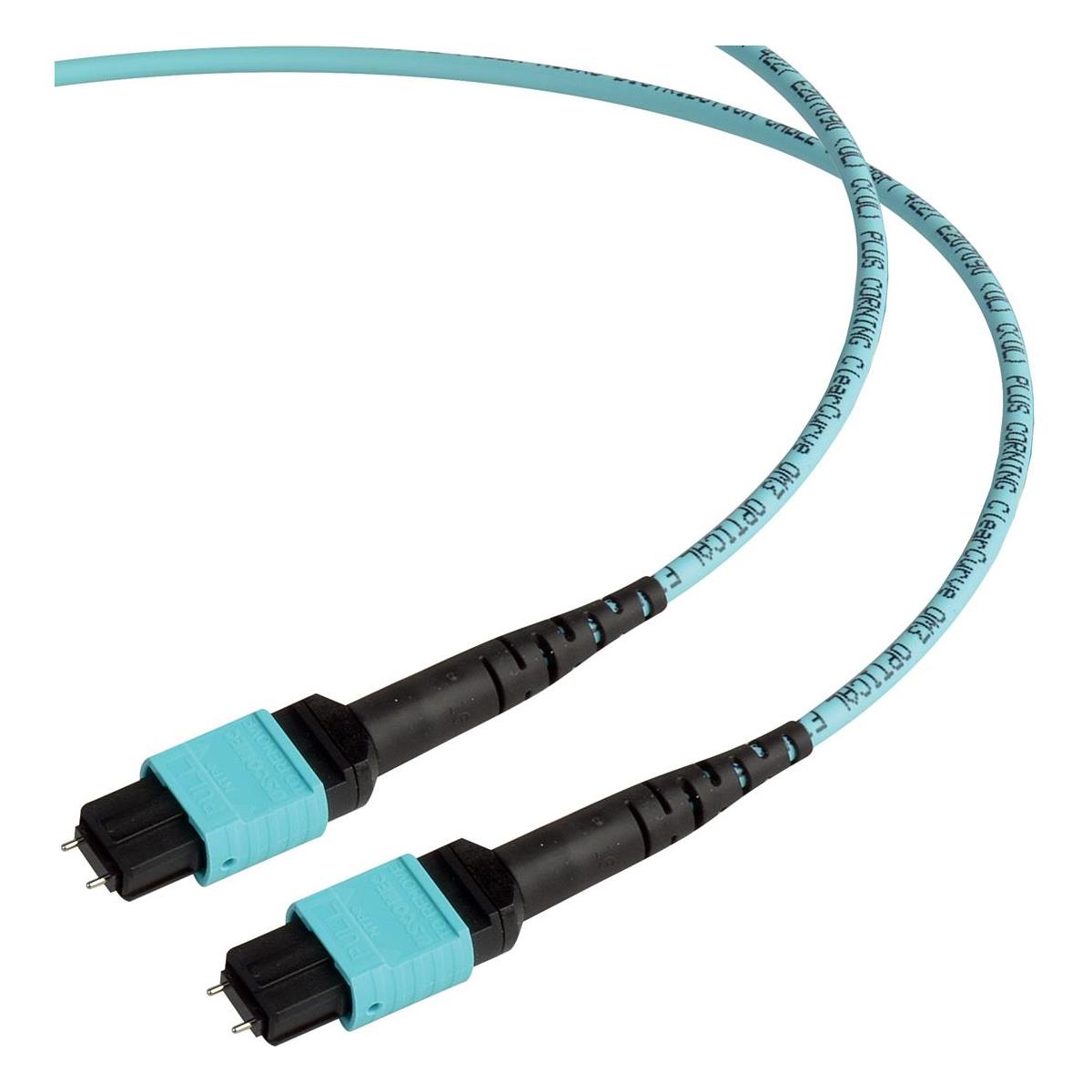 Image of Camplex 3' MTP Elite PC Male OM3 Multimode OFNP Round Jacket Cable