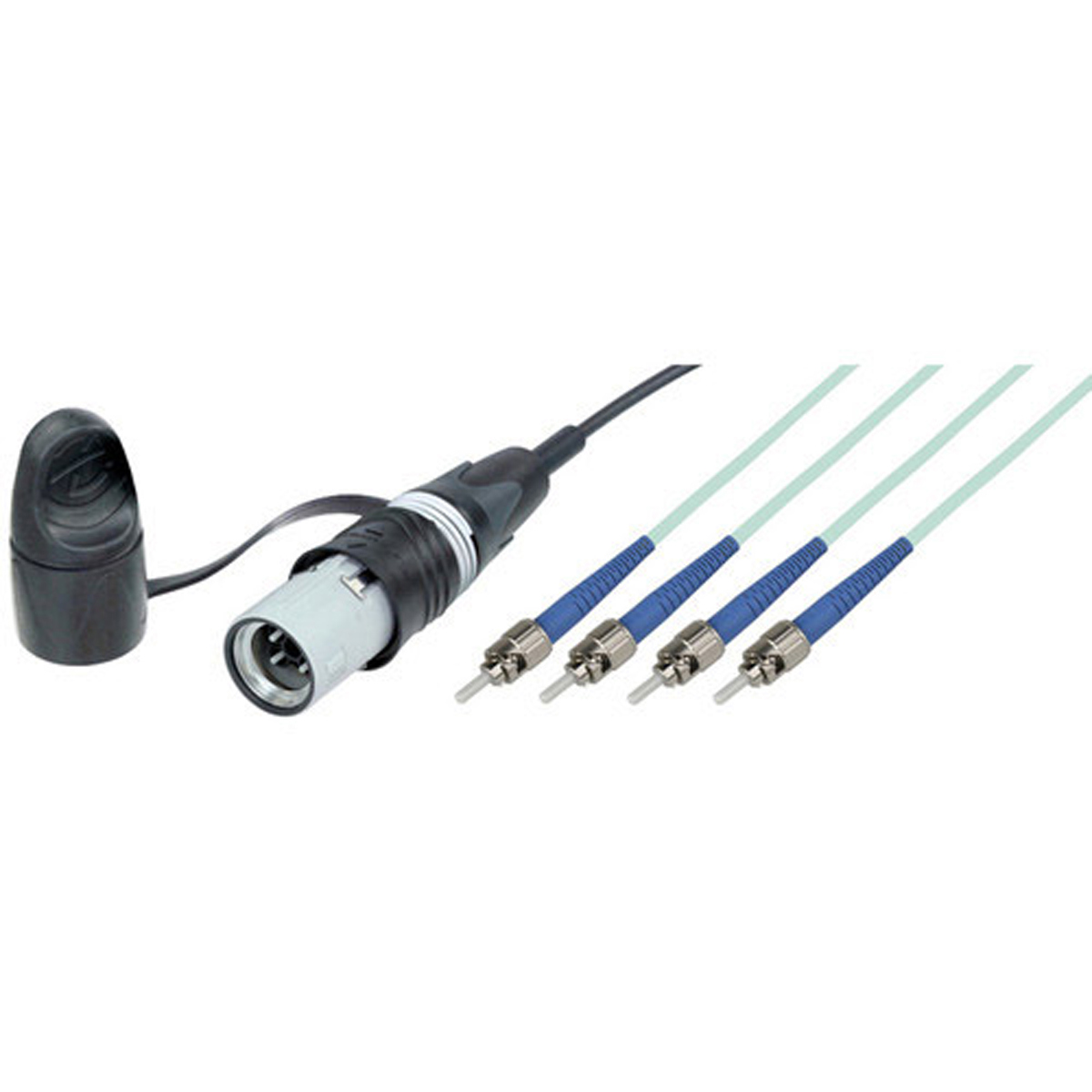 

Camplex 6' opticalCON Lite QUAD to Four ST Multimode Fiber Optic Patch Cable