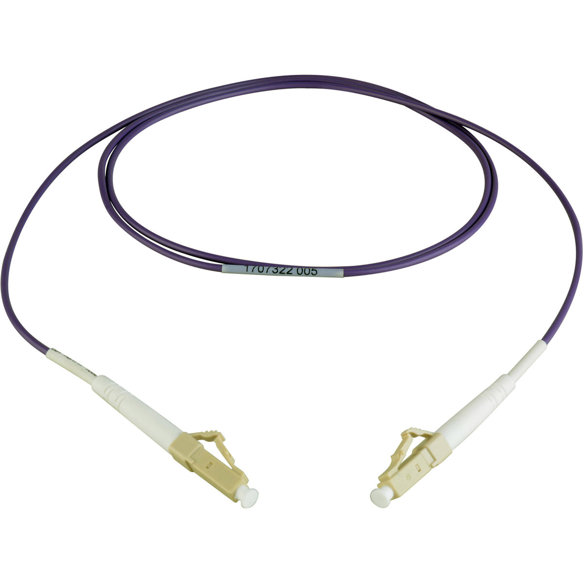 

Camplex 9.84' OM4 10/40/100G Multimode Simplex LC-LC Fiber Patch Cable, Purple