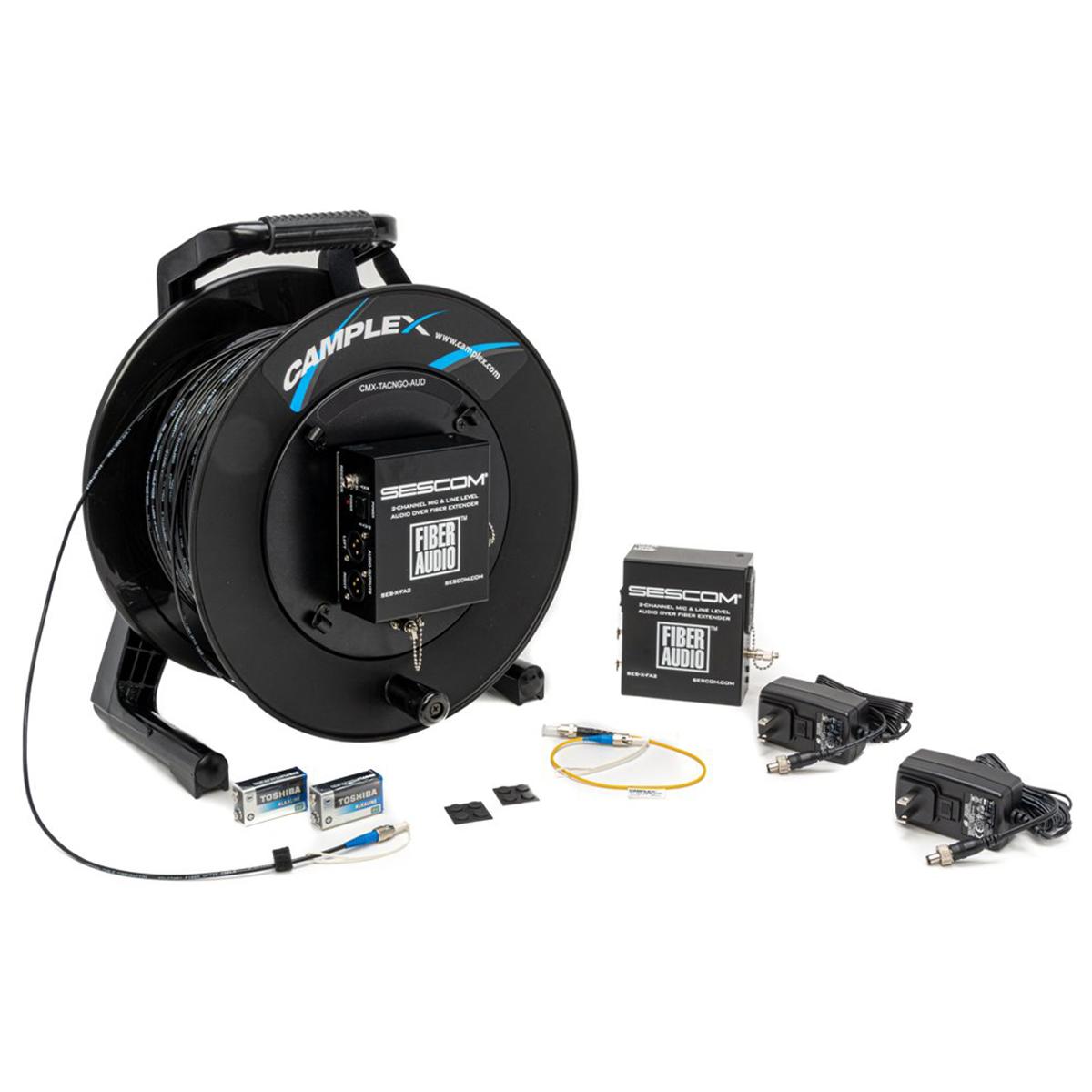 

Camplex CMX-TACNGO 1000' 2-Ch Line/Mic Audio Extender w/ Cable Reel System