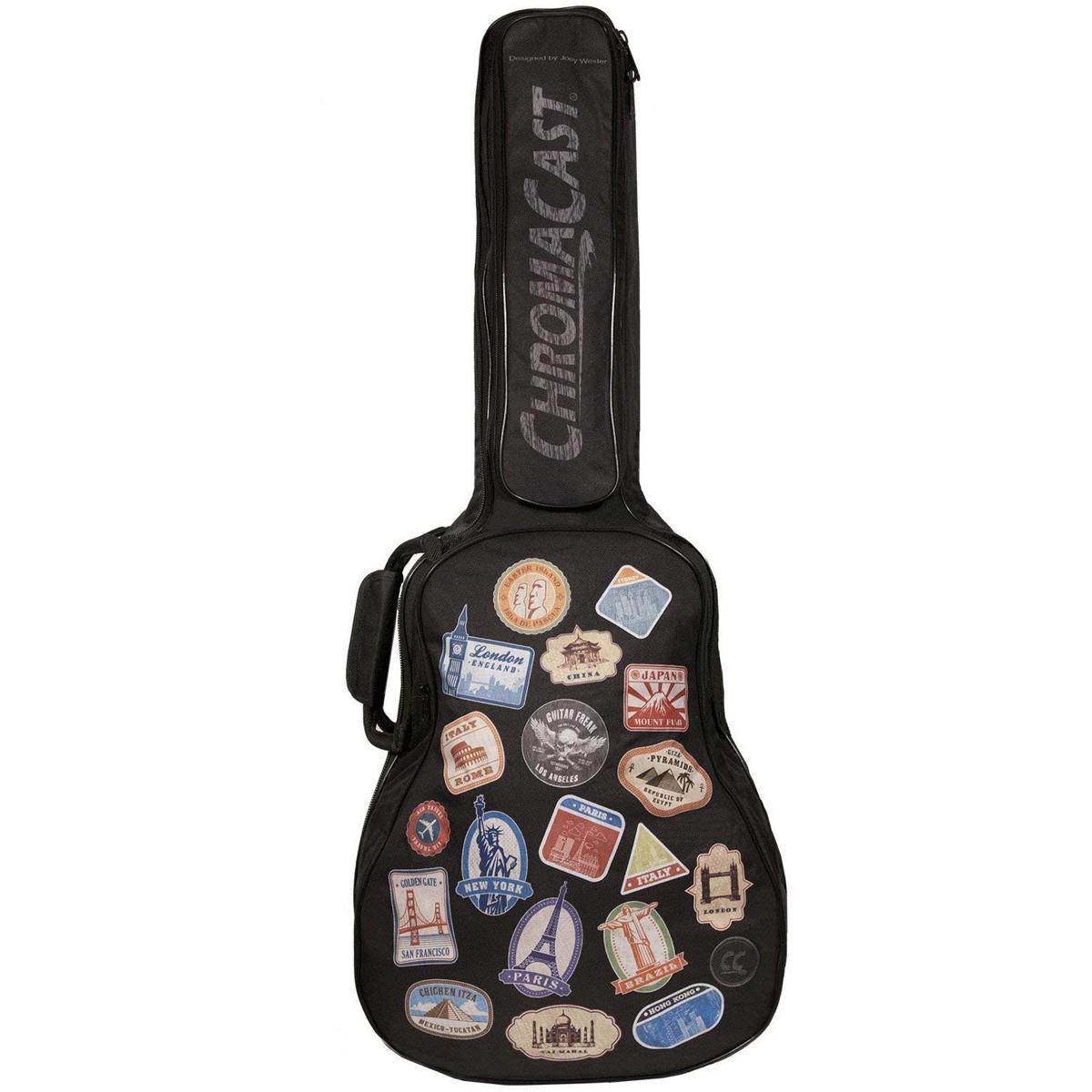 

ChromaCast World Tour Graphic Acoustic Guitar Padded Gig Bag, 43"