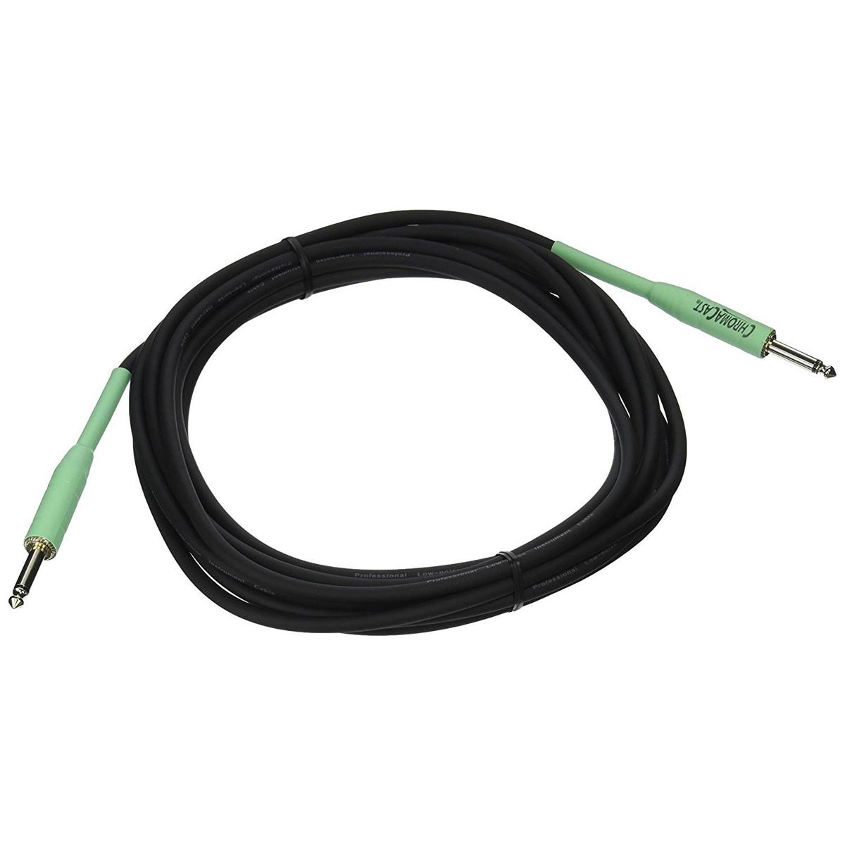 

ChromaCast Pro Series 20' Straight to Straight Instrument Cable, Surf Green