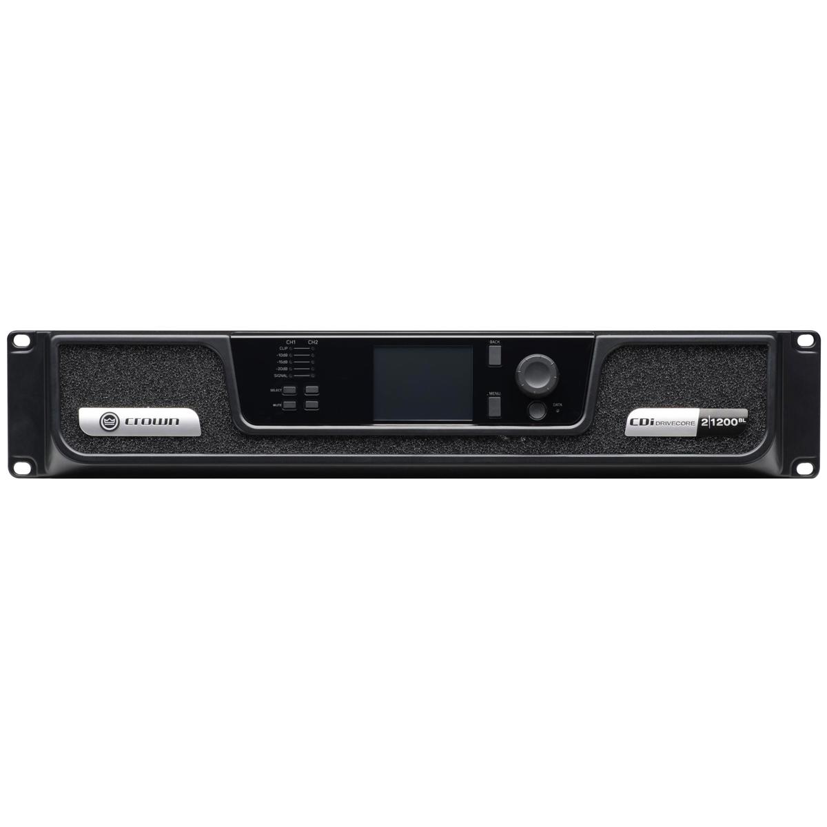 

Crown Audio CDi DriveCore 2-Ch 1200W Power Amplifier, Analog + BLU link Input