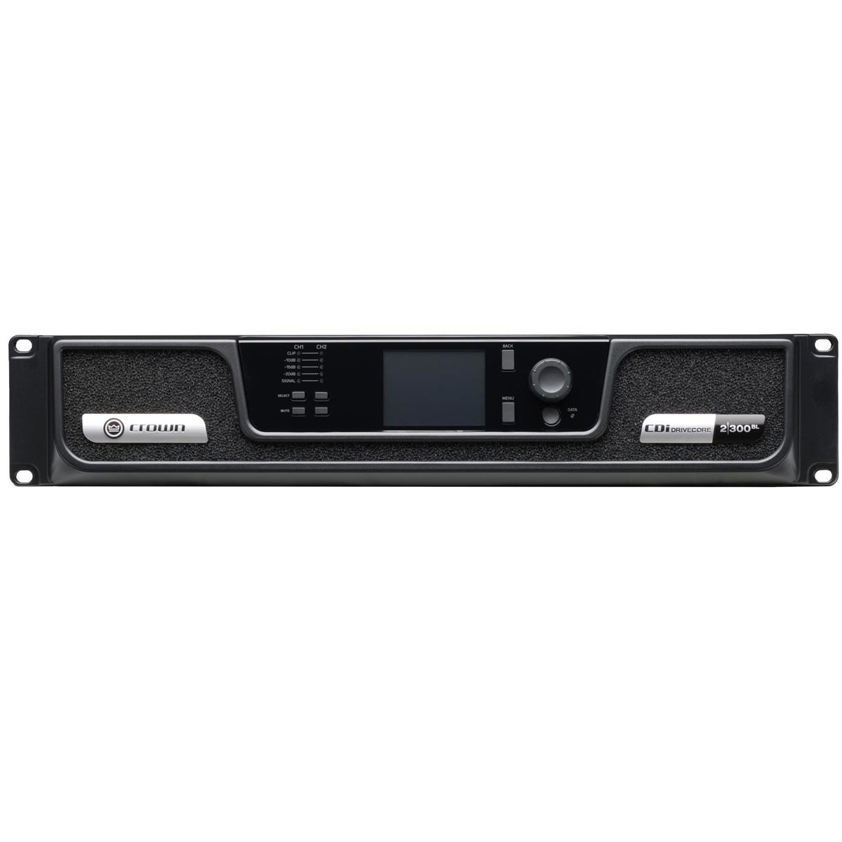 

Crown Audio CDi DriveCore 2-Ch 300W Power Amplifier, Analog + BLU link Input
