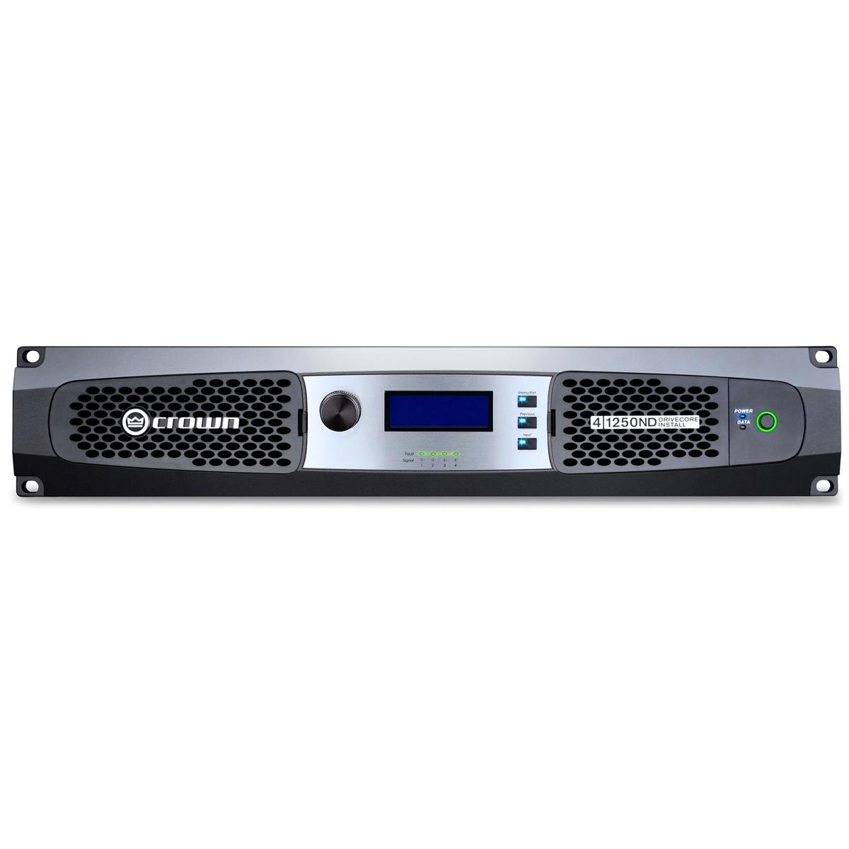 

Crown Audio DCi 4X1250ND Install Network Display 4-Ch 4x1250W Power Amp with AVB