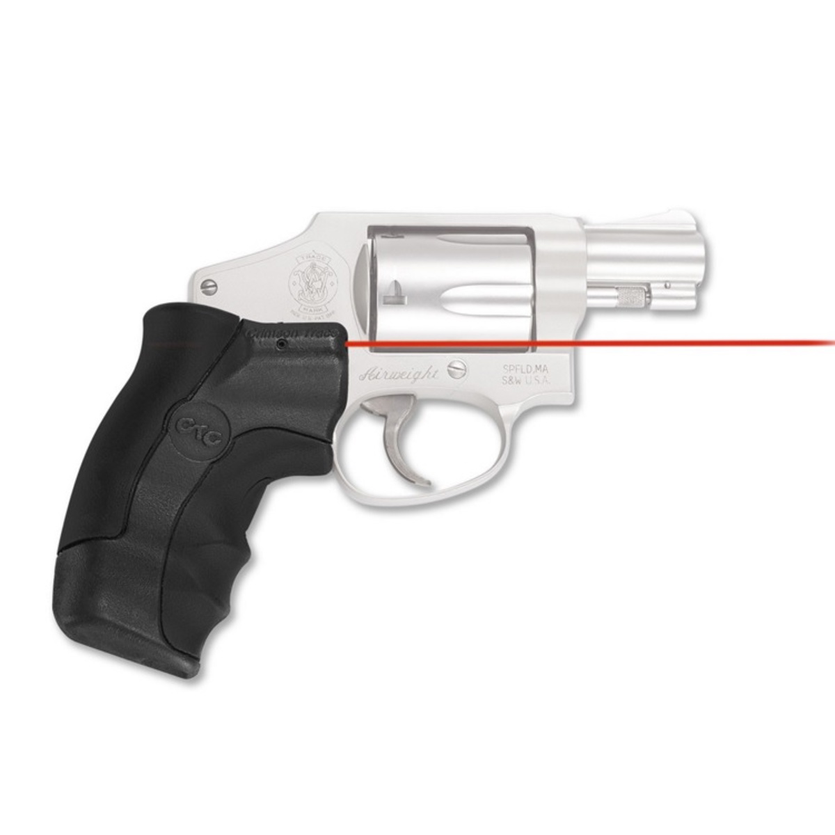

Crimson Trace Lasergrip Red Laser Sight for Smith & Wesson J-Frame, Round Butt