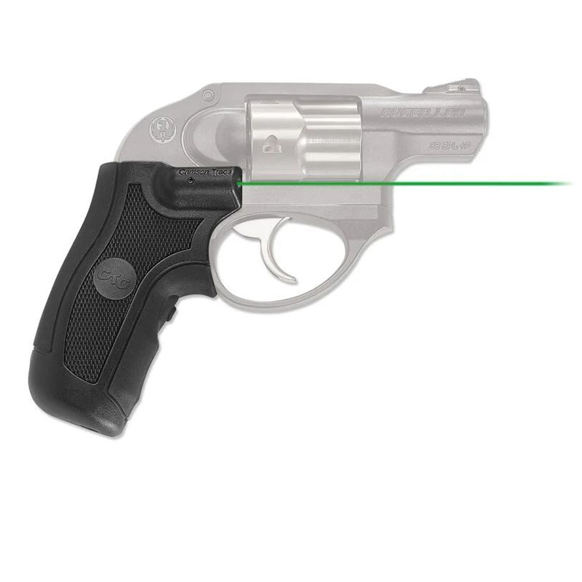 Image of Crimson Trace Crimson Lasergrip Green Laser Sight for Ruger LCR/LCRX Revolvers