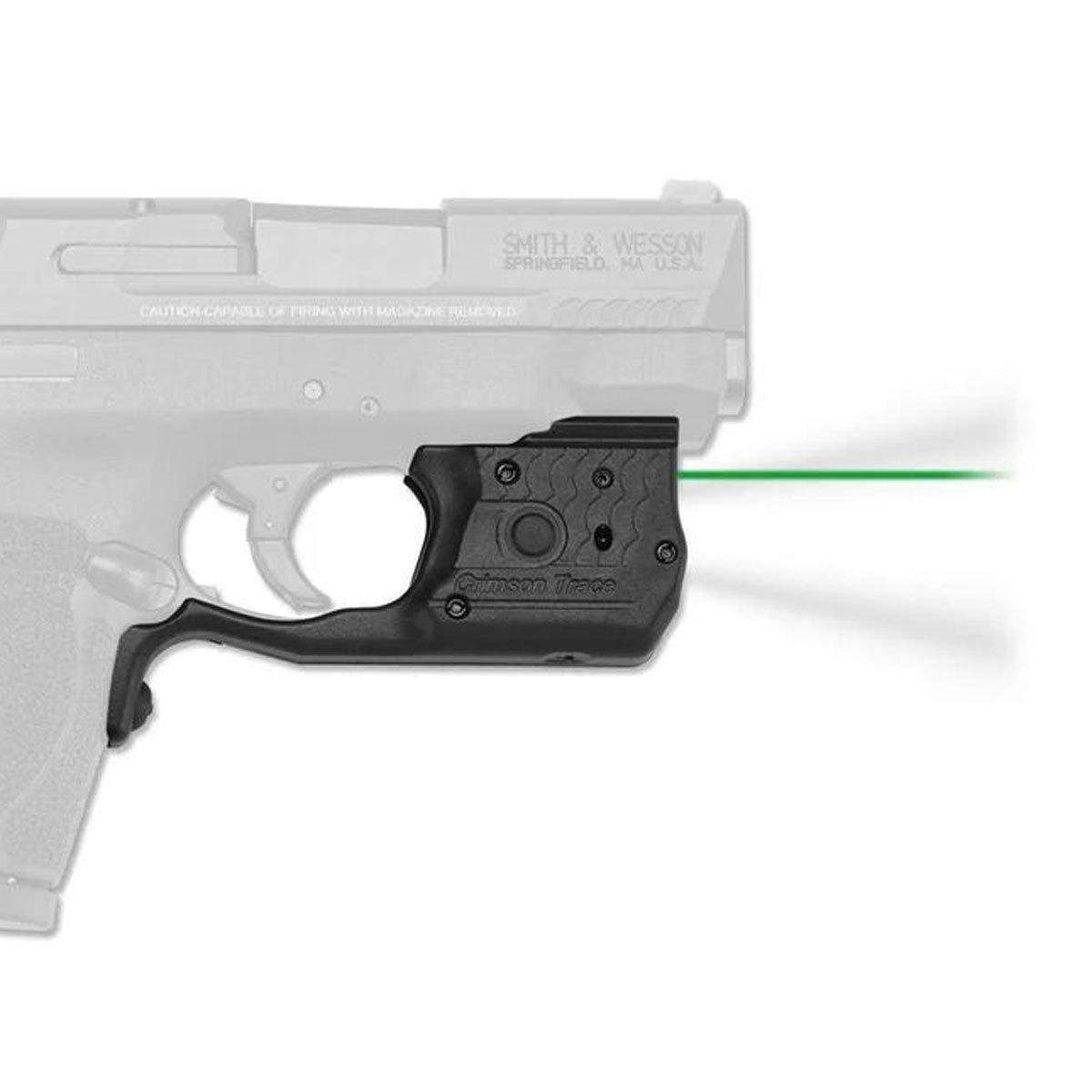 Crimson Trace Green Laserguard Pro & Light for S&W M&P Shield .45 ACP, Black -  LL-808G