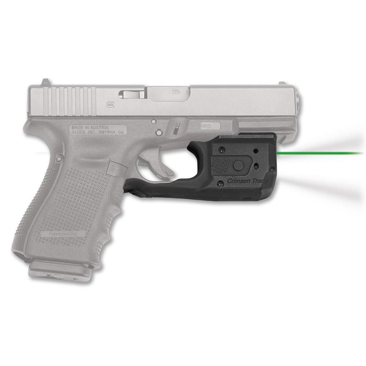 Crimson Trace LaserGuard Pro Green Laser Sight & Light for Glock Subcompacts -  LL-810G