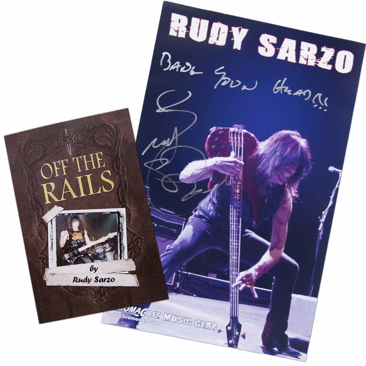 

ChromaCast Rudy Sarzo Guitar Picks "Off The Rail" Paperback Collector's Pack