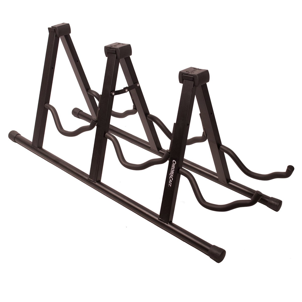 

ChromaCast Universal Folding Triple Guitar Stand with Secure Lock System
