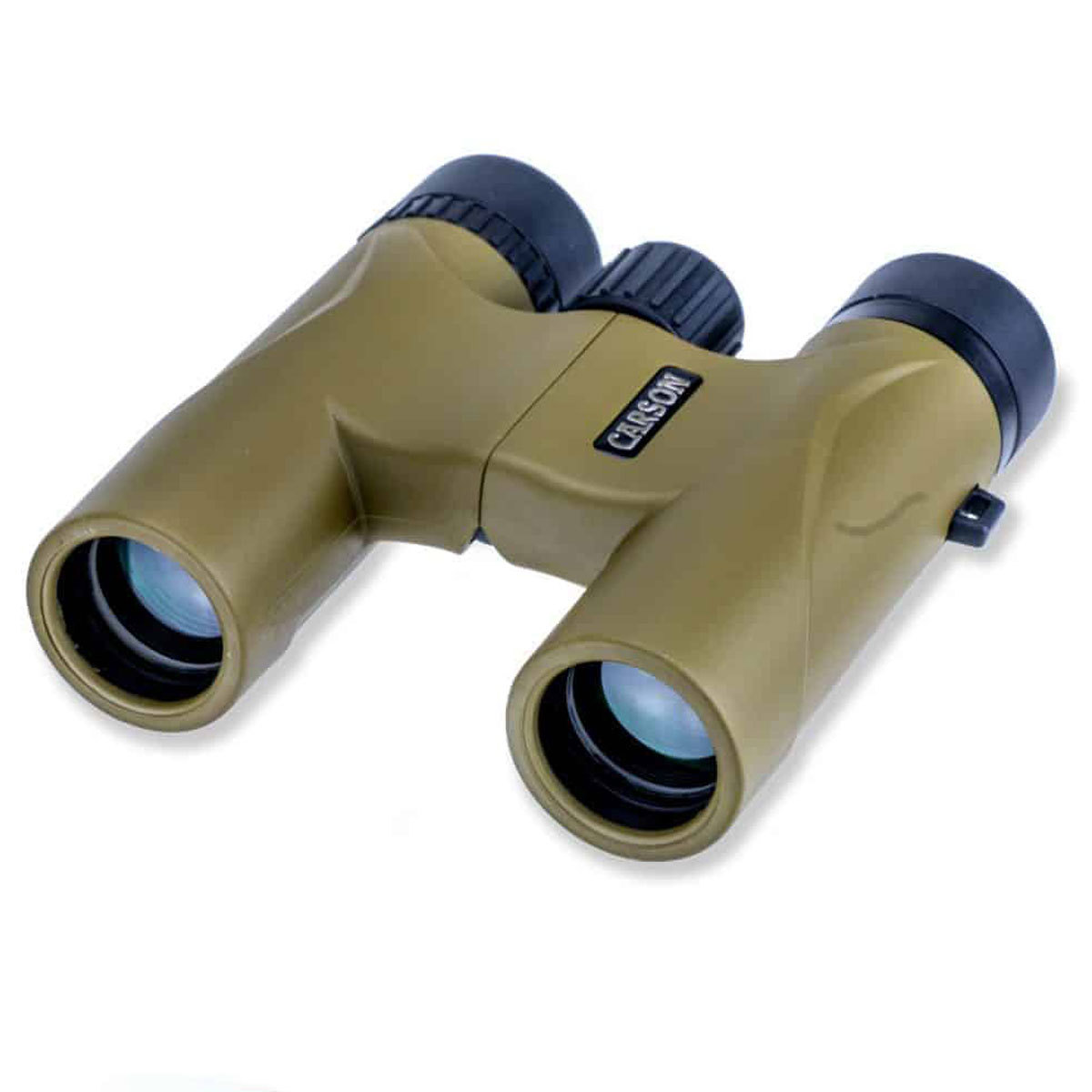 

Carson 10x25 Stinger Compact Binocular, 5.5 Degree Angle of View, Olive Green