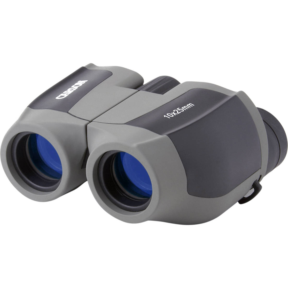 

Carson 10x25 ScoutPlus Porro Prism Binocular, 6.5 Degree Angle of View, Silver