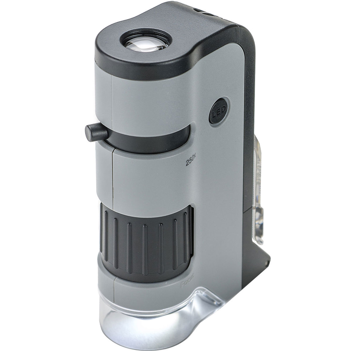 

Carson MP-250 MicroFlip 100x-250x LED and UV Lighted Pocket Microscope