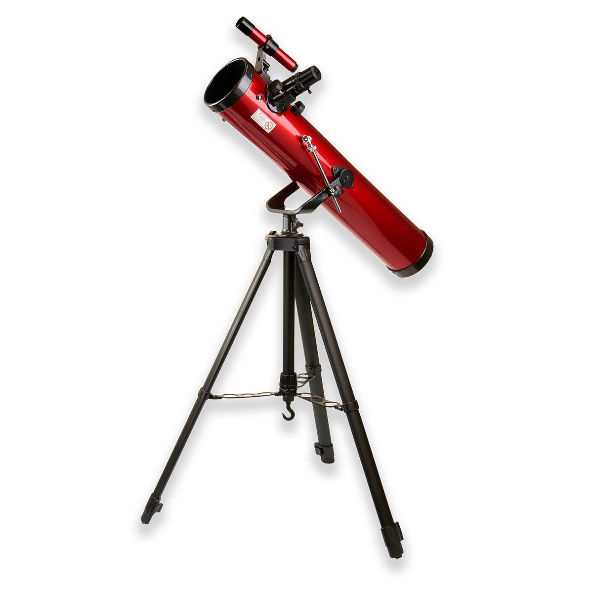 Image of Carson Red Planet 35-78x76 Newtonian Reflector Telescope with Smartphone Adapter